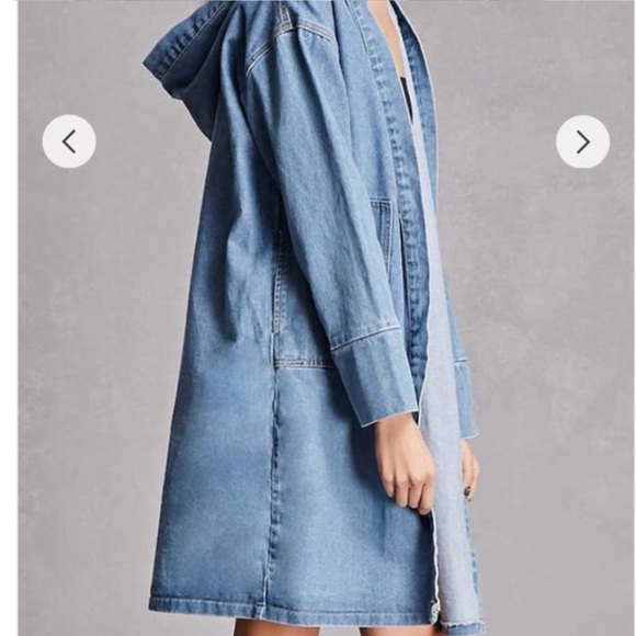 Thirty 6 Point 5 Jackets & Blazers - Denim Trench w/ Hood💙